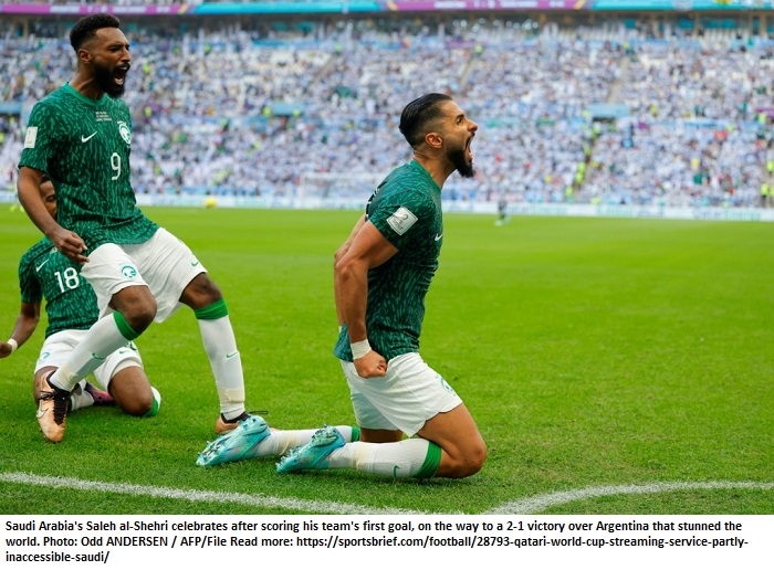 Qatari World Cup streaming service partly inaccessible in Saudi