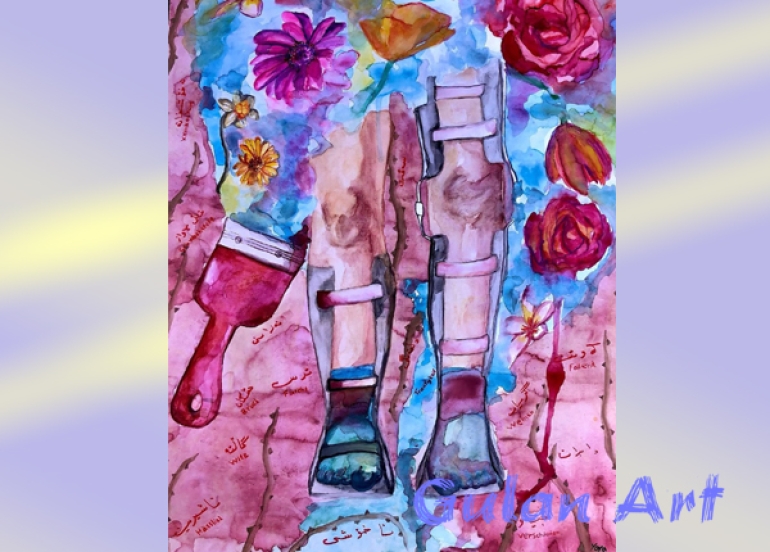 یارا شێرزاد پێشەنگایەكی شێوەكاری لە وڵاتی ئەڵمانیا دەكاتەوە