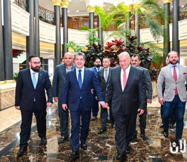 سەرۆکی حکوومەتی هەرێمی کوردستان پێشوازی لە شاندێکی باڵای یەکێتیی نێودەوڵەتیی کلدانی کرد.