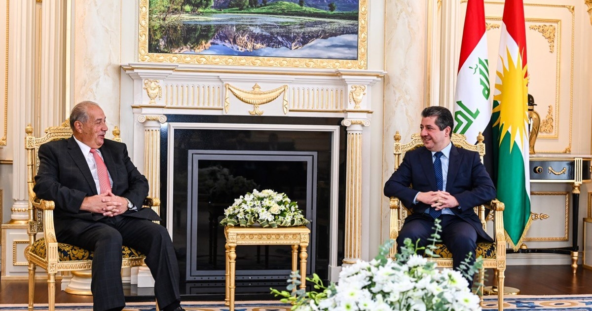 PM Masrour Barzani receives a delegation of the Chaldean Federation International