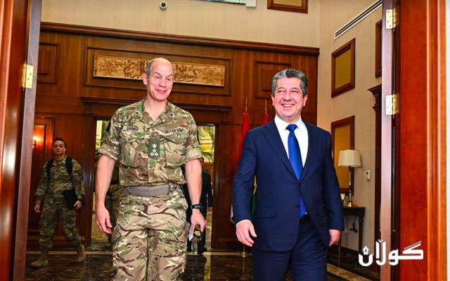 مەسرور بارزانی و فەرماندەی گشتیی هێزەکانی هاوپەیمانان چەند پرسێکیان تاوتوێ کرد