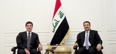 President Nechirvan Barzani meets with Prime Minister Al-Sudani