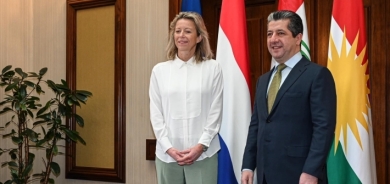 رئيس حكومة اقليم كوردستان يستقبل وزيرة الدفاع الهولندية