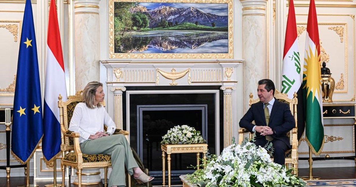 PM Masrour Barzani receives Dutch Minister of Defense