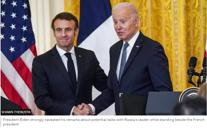 Ukraine war: Biden prepared to meet Putin to end Russia's war