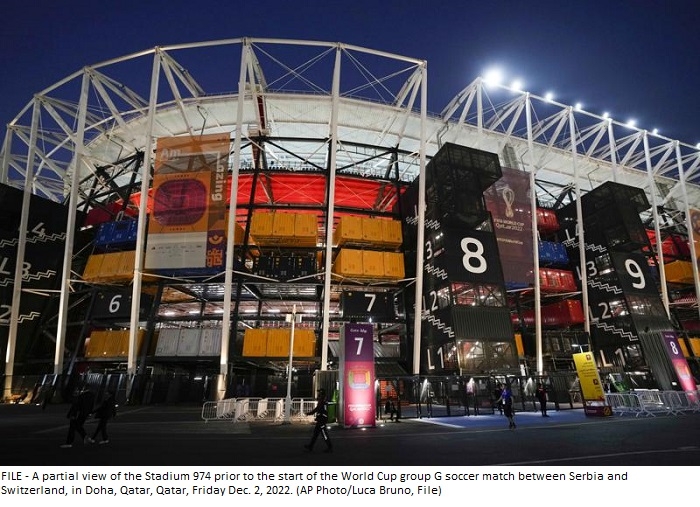 Built to disappear: World Cup stadium 974