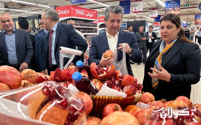 سه‌رۆكی حكوومه‌ت: هه‌نارده‌كردنی هه‌ناری هه‌ڵه‌بجه‌ و زاخۆ بۆ ده‌ره‌وه‌ی وڵات ده‌رگایه‌كی نوێیه‌ به‌ رووی جووتیارانی هه‌رێمی كوردستان