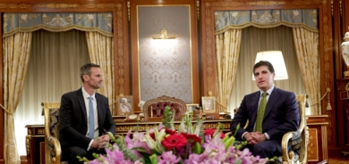 سه‌رۆك نێچیرڤان بارزانى پێشوازى له‌ كونسوڵى نوێى هۆڵه‌ندا كرد