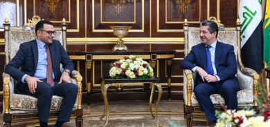 سەرۆکی حکوومەتی هەرێمی کوردستان پێشوازی لە کونسوڵی گشتیی نوێی تورکیا لە هەرێمی کوردستان کرد.