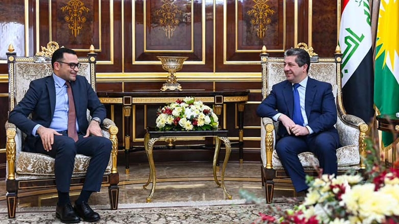 Serokwezîrê Herêma Kurdistanê pêşwazî li Konsulê Giştî yê Tirkiyê yê nû kir