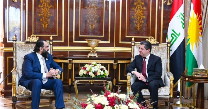 مسرور بارزاني والشيخ نهرو الكسنزاني يؤكدان أهمية تعزيز ثقافة الاعتدال والوسطية والتعايش