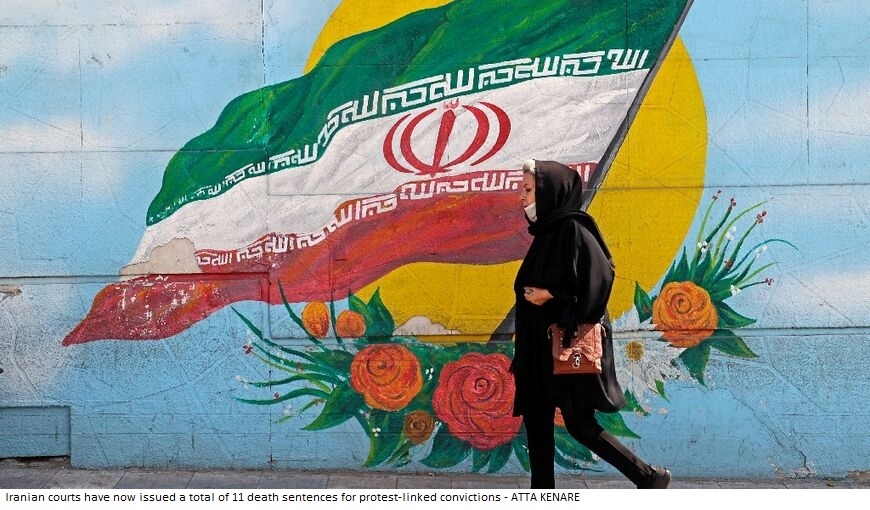 Iran sentences five to hang over protest-linked killing