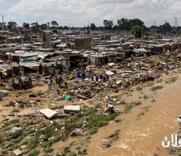 بەهۆی لافاوێکی خێرا لە شاری جۆهانسبێرگ١٤ کەس گیانیان لەدەستدا