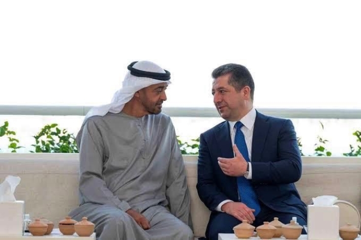 مسرور بارزاني للرئيس الإماراتي: بإمكان إقليم كوردستان أن يلعب دوراً مهماً في توفير الأمن الغذائي