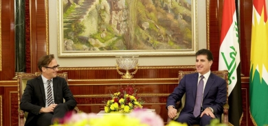 Nêçîrvan Barzanî pêşwaziya şandeke Wezareta Derve ya Almanyayê kir