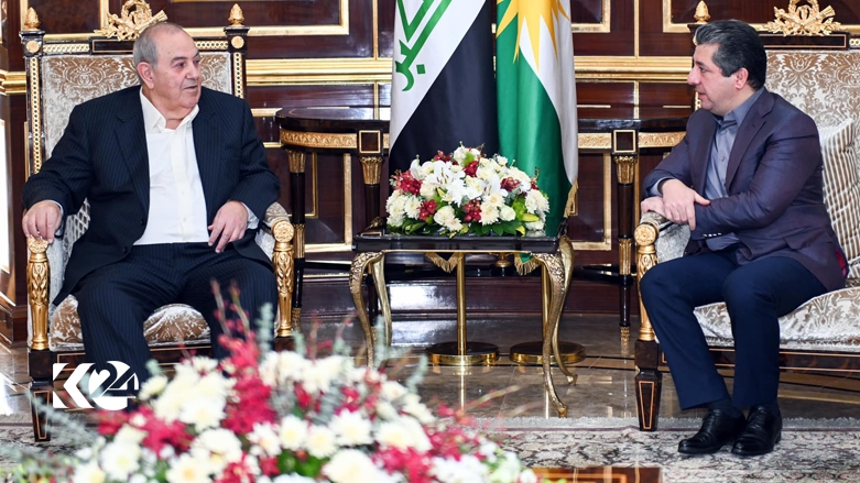 Mesrûr Barzanî û Eyad Ellawî pêşhatên herî dawî yên Iraqê gotûbêj kirin