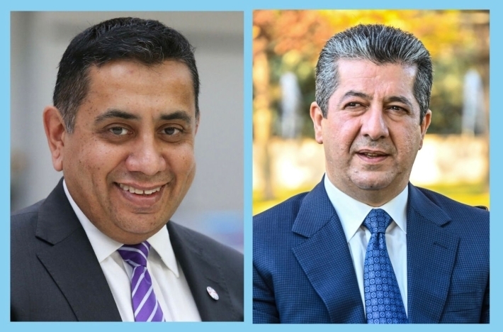 Serokwezîr Mesrûr Barzanî û Wezîrê Dewletê yê Brîtanyayê pêwendiyeke telefonî encam dan