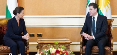 سه‌رۆك نێچيرڤان بارزانى پێشوازى له‌ سه‌رۆكى هه‌نگاريا ده‌كات