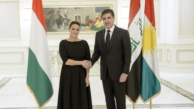 رئاسة إقليم كوردستان تعلن نتائج اجتماع نيجيرفان بارزاني مع رئيسة هنغاريا