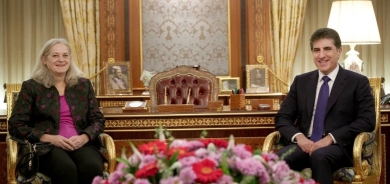 نيجيرفان بارزاني و ألينا رومانوسكي يبحثان حزمة مواضيع