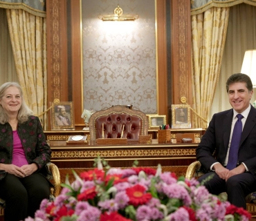 سه‌رۆكى هه‌رێمى كوردستان پێشوازى له‌ باڵيۆزى ئه‌مه‌ريكا كرد