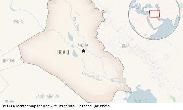 Iraq’s military: 3 killed in explosion north of Baghdad
