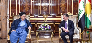 سەرۆکی حکومەتی هەرێمی کوردستان ، پێشوازی لە محەممەد حاجی مەحموود سەرۆکی پارتی سۆسیال دیموکراتی کوردستان کرد.