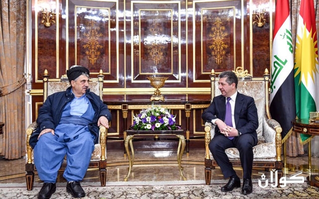 سەرۆکی حکومەتی هەرێمی کوردستان ، پێشوازی لە محەممەد حاجی مەحموود سەرۆکی پارتی سۆسیال دیموکراتی کوردستان کرد.