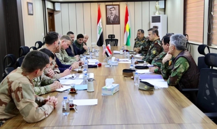 وزارة البيشمركة تبحث مع التحالف تشكيل الفرق العسكرية في البيشمركة