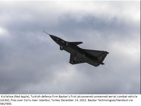 Turkey's Baykar launches new jet-powered drone, aiming for air-to-air combat