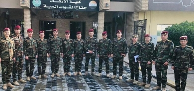 ضباطٌ من البيشمركة يلتحقون بكلية الأركان العسكرية في بغداد بهدف المشاركة في الدورة الـ 83