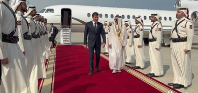 ســه‌رۆك نێچيرڤان بارزانى گەیشتە قه‌ته‌ر