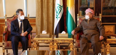 سەرۆك بارزانی پێشوازی لە كونسوڵی گشتیی چین لە هەولێر دەكات