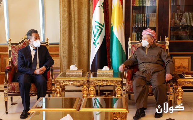 سەرۆك بارزانی پێشوازی لە كونسوڵی گشتیی چین لە هەولێر دەكات