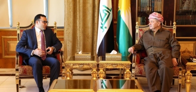 Serok Barzanî li gel Konsulusê Tirkiyeyê civiya