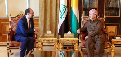 سەرۆک بارزانی پێشوازی لە کونسوڵی گشتیی شانشینی ئوردن لە هەولێر دەکات