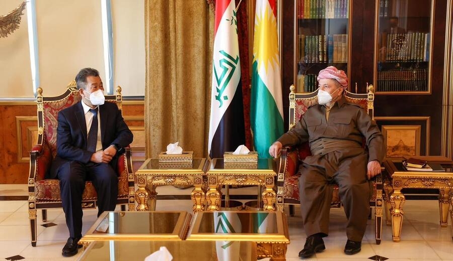 Konslusê Çînê xatira xwe ji Serok Barzanî xwest