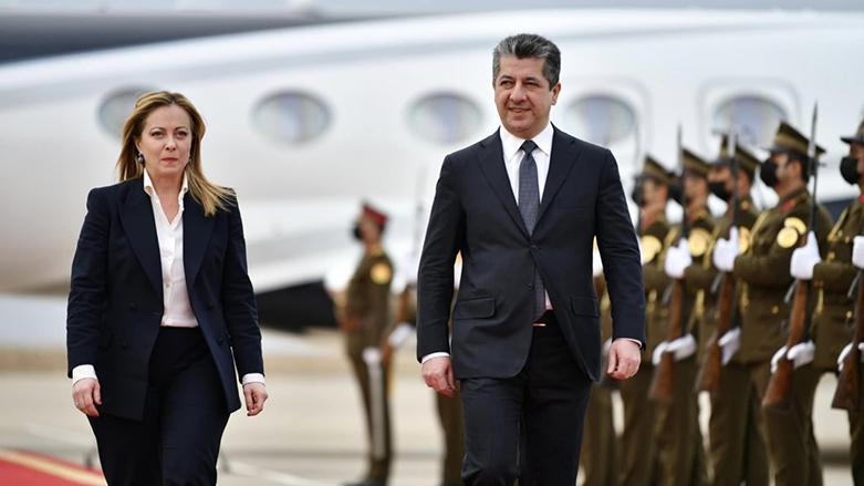 Serokwezîra Îtalyayê spasiya Mesrûr Barzanî kir