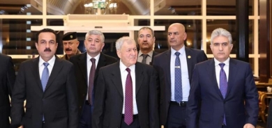 الرئيس العراقي يصل أربيل برفقة وفد رفيع