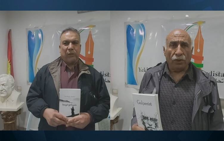 Li Hesekê du helbestvanan pirtûkên xwe îmze kirin