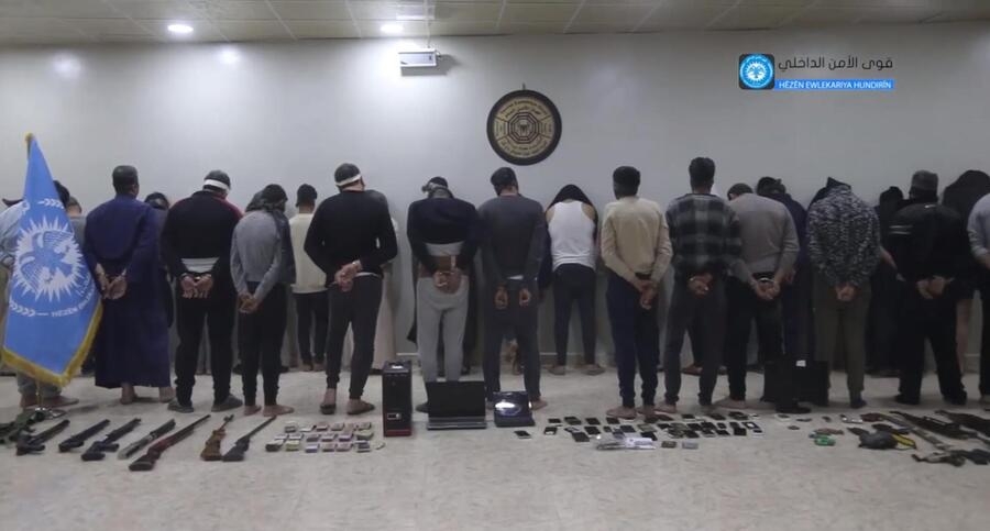 Li Qamişloyê 36 çete û hevkarên wan hatin girtin