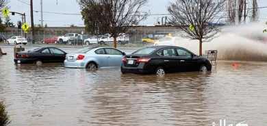 بەهۆی لافاو لە ویلایەتی کالیفۆرنیای ئەمریکا2 کەس گیانیان لەدەستدا