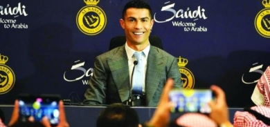 النصر يقيم حفلاً مبهراً لـ «أسطورة» كرة القدم البرتغالية