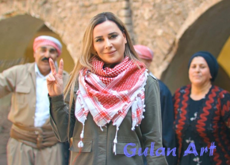 ئالین بۆ گوڵان:(كەچ و خورت) پەیامی پشتگیری و پاڵپشتییە بۆ پێشمەرگە قارەمانەكان