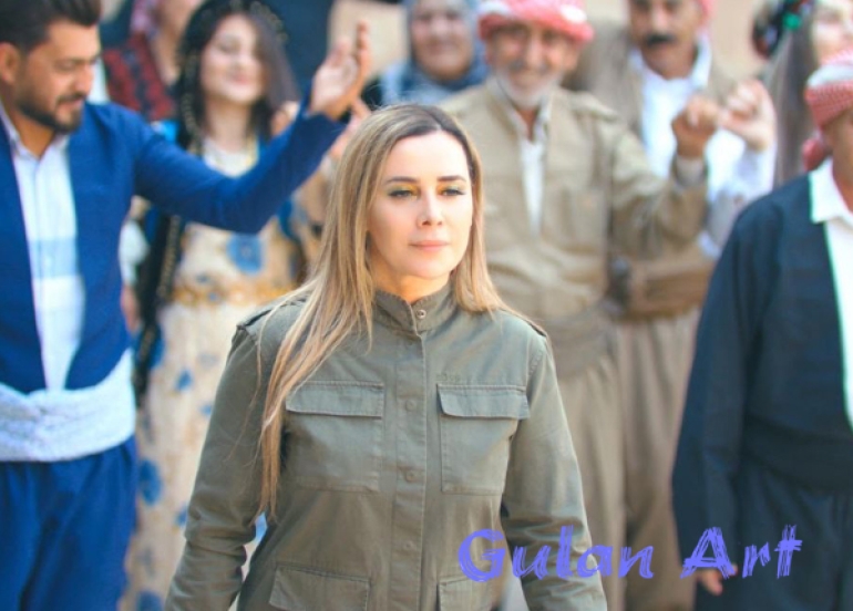 ئالین بۆ گوڵان:(كەچ و خورت) پەیامی پشتگیری و پاڵپشتییە بۆ پێشمەرگە قارەمانەكان