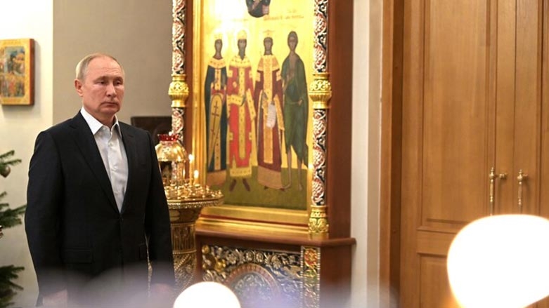 Putin li gor salnameya rojhilat jidayîkbûna Hezretî Mesîh pîroz dike