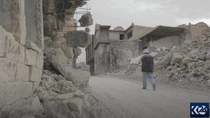 Beşeke Mûsilê hê jî wêran e