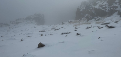 الأنواء الجويّة بإقليم كوردستان: عاصفة ثلجيّة تضرب غالبية المناطق الجبلية