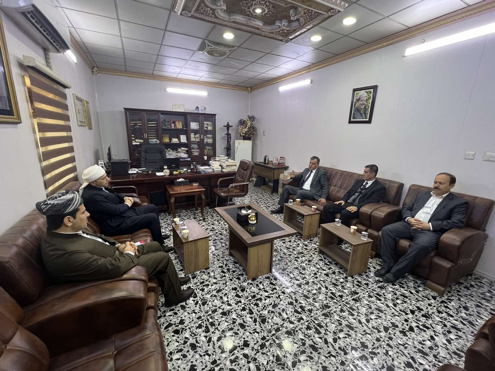 ســه‌رۆكی یه‌كێتی زانایانی ئایینی ئیسلامی كوردستان سه‌ردانی ده‌زگای گوڵان ده‌كات