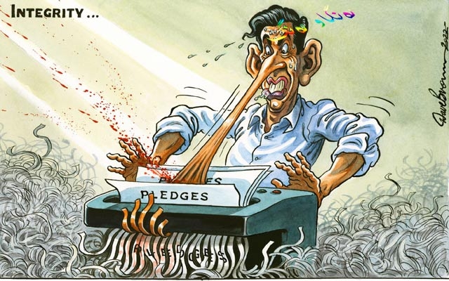 كاریكاتێرباس لەو كەسانە دەكات كە درۆزنن،